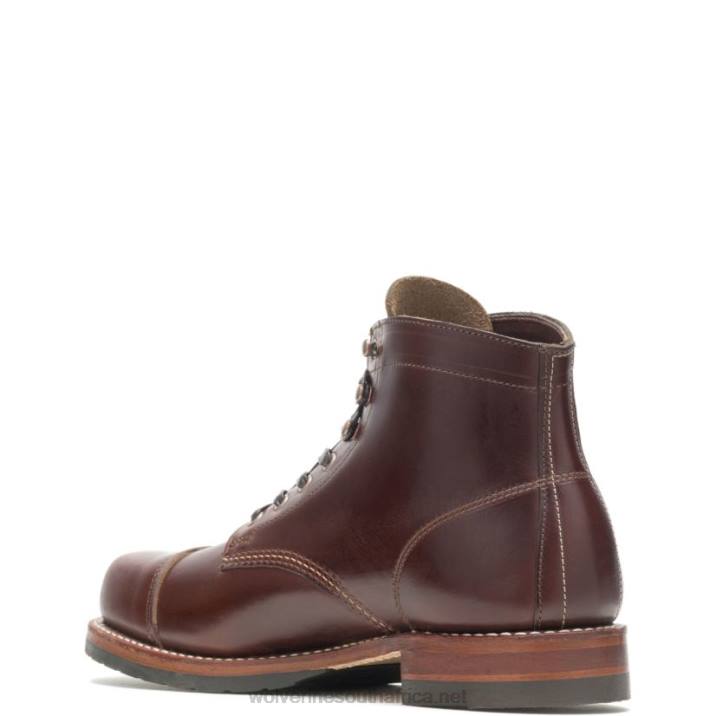 Men 1000 Mile Cap-Toe Classic Boot VZRN196 Havana Brown Wolverine - Image 3
