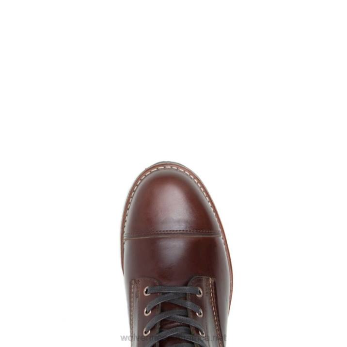 Men 1000 Mile Cap-Toe Classic Boot VZRN196 Havana Brown Wolverine - Image 5