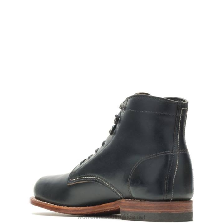 Men 1000 Mile Plain-Toe Original Boot VZRN193 Black Wolverine - Image 4