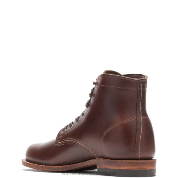 Men 1000 Mile Plain-Toe Original Boot VZRN194 Brown Wolverine - Image 4