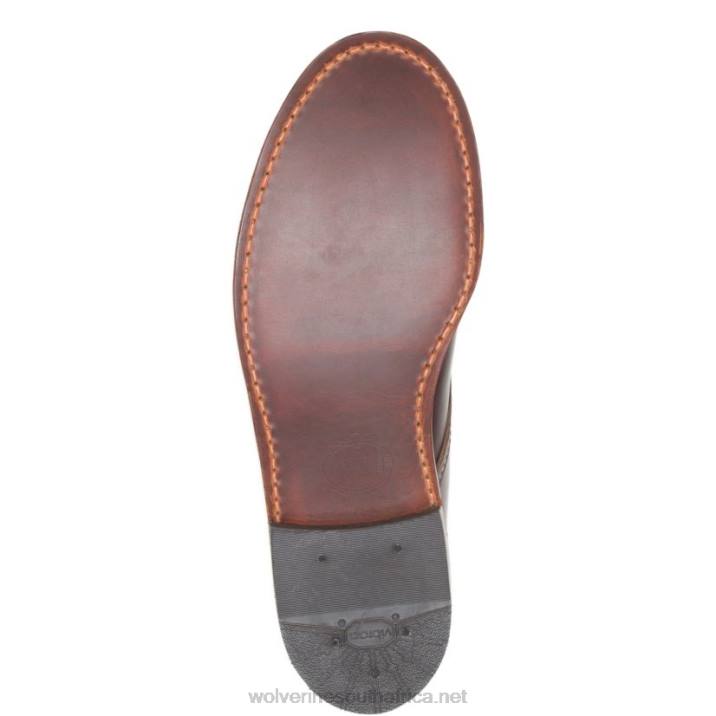 Men 1000 Mile Plain-Toe Original Boot VZRN194 Brown Wolverine - Image 5