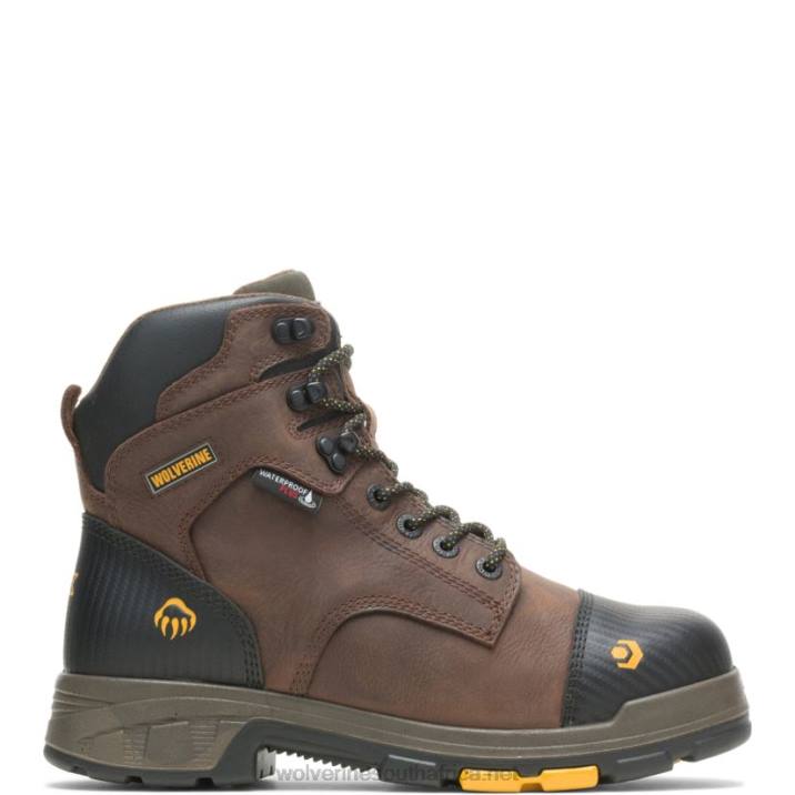 Men Blade LX Waterproof Met-Guard CarbonMAX 6" Boot VZRN131 Brown Wolverine - Image 1