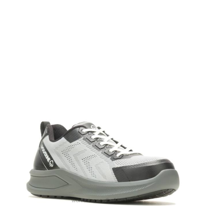 Men Bolt DuraShocks Knit CarbonMax Work Shoe VZRN98 Charcoal Wolverine - Image 2