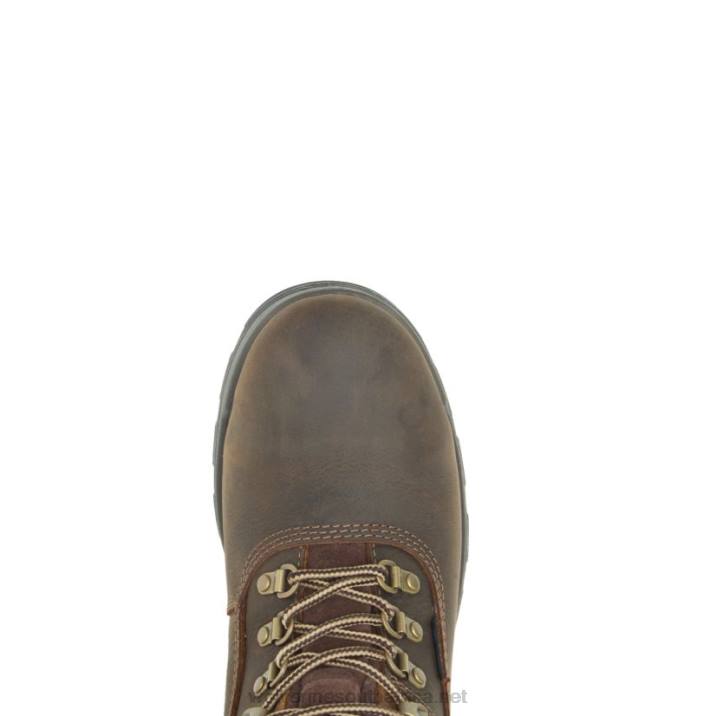 Men Cabor EPX Waterproof Composite Toe 8" Work Boot VZRN33 Dark Brown Wolverine - Image 5