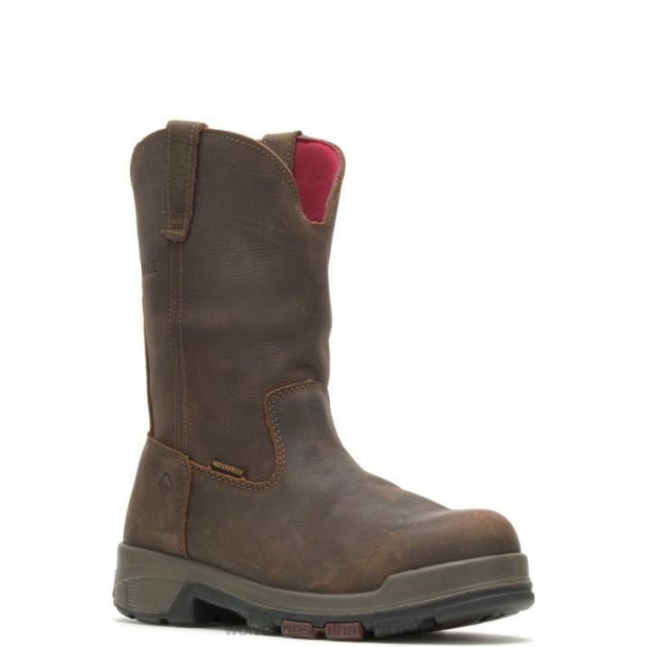 Men Cabor EPX Waterproof Composite Toe Wellington VZRN40 Dark Brown Wolverine - Image 2