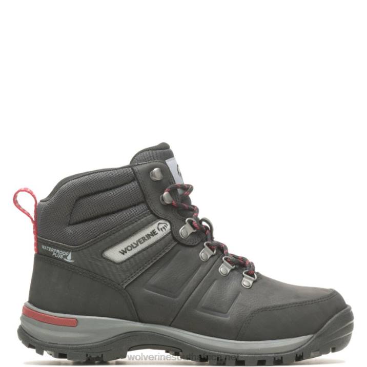 Men Chisel 6" Steel-Toe Work Boot VZRN87 Black Wolverine - Image 1