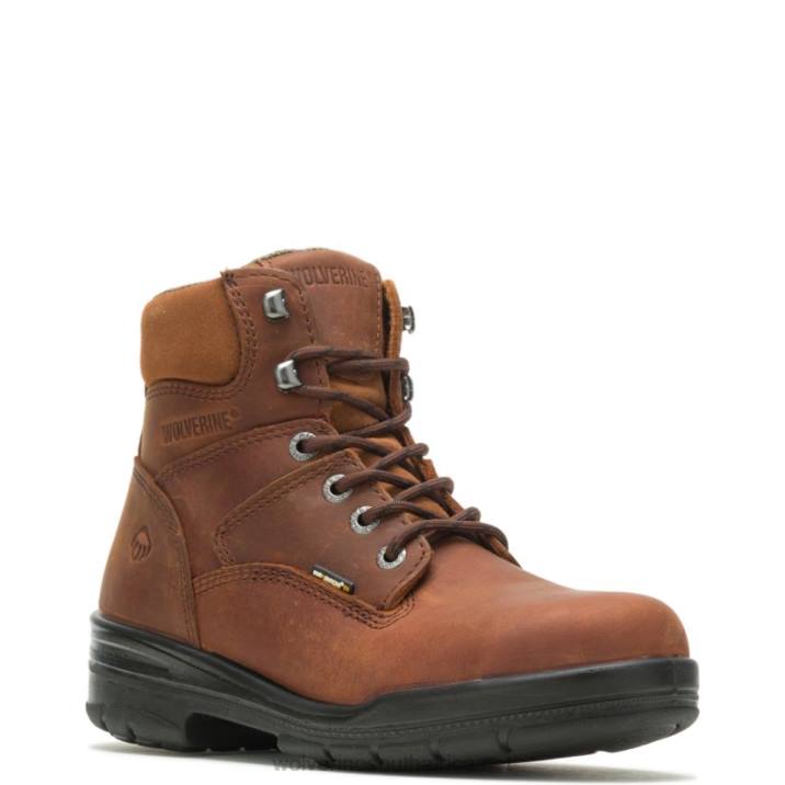 Men DuraShocks Slip Resistant Steel-Toe 6" Work Boot VZRN43 Canyon Wolverine - Image 2