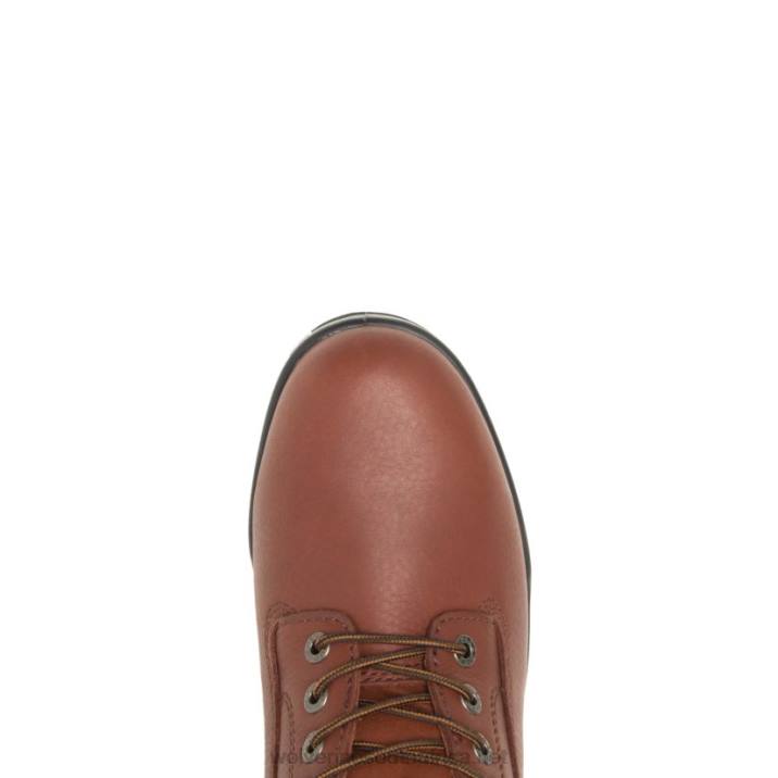 Men DuraShocks SR Steel-Toe Direct-Attach 6" Work Boot VZRN1 Brown Wolverine - Image 5
