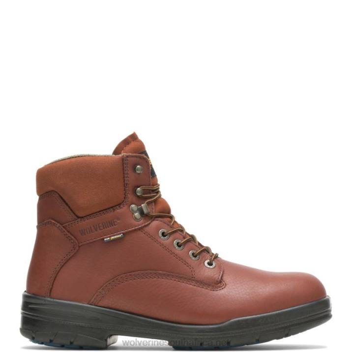 men_durashocks_sr_steel_toe_direct_attach_6_work_boot_vzrn1_brown_wolverine.jpg Men DuraShocks SR Steel-Toe Direct-Attach 6" Work Boot VZRN1 Brown Wolverine - Image 1