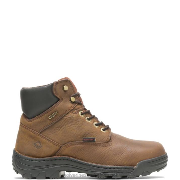 men_durbin_waterproof_6_steel_toe_work_boot_vzrn140_brown_wolverine.jpg Men Durbin Waterproof 6" Steel-Toe Work Boot VZRN140 Brown Wolverine - Image 1