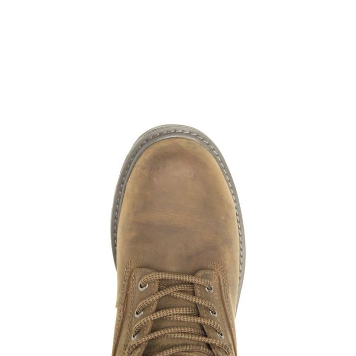 Men Floorhand Insulated 6" Soft Toe Work Boot VZRN226 Gravel Wolverine - Image 5