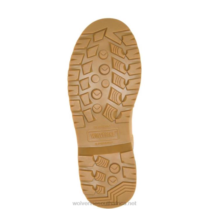 Men Floorhand Insulated 6" Steel-Toe Work Boot VZRN55 Wheat Wolverine - Image 4