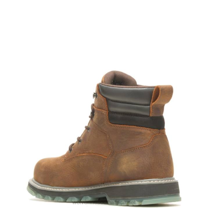 Men Floorhand LX 6" Steel Toe Work Boot VZRN95 Sudan Brown Wolverine - Image 3