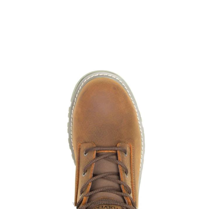 Men Floorhand LX 6" Steel Toe Work Boot VZRN95 Sudan Brown Wolverine - Image 5