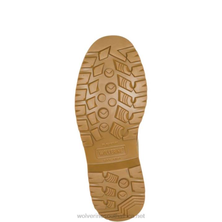 Men Floorhand Moc-Toe 6" Steel-Toe Work Boot VZRN59 Tan Wolverine - Image 5