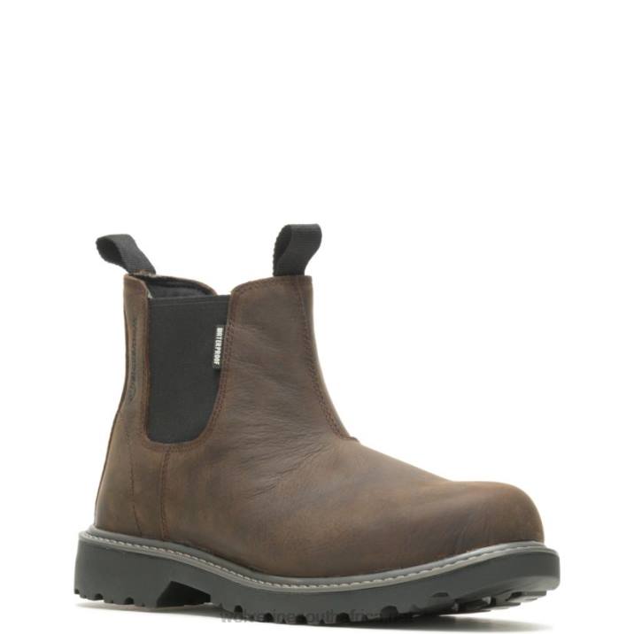Men Floorhand Steel-Toe Work Romeo VZRN25 Dark Brown Wolverine - Image 2