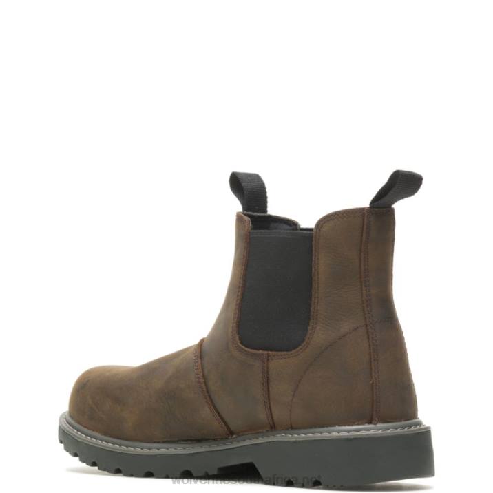 Men Floorhand Steel-Toe Work Romeo VZRN25 Dark Brown Wolverine - Image 3