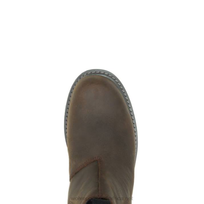 Men Floorhand Steel-Toe Work Romeo VZRN25 Dark Brown Wolverine - Image 5
