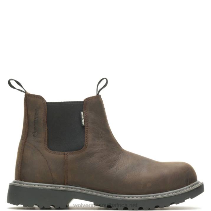 Men Floorhand Steel-Toe Work Romeo VZRN25 Dark Brown Wolverine - Image 1