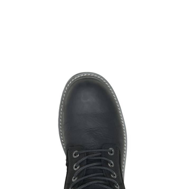 Men Floorhand Waterproof Steel-Toe 6" Work Boot VZRN12 Black Wolverine - Image 5