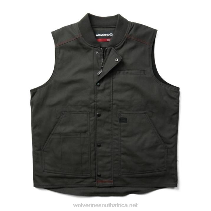 men_guardian_cotton_work_vest_vzrn323_onyx_wolverine.jpg Men Guardian Cotton Work Vest VZRN323 Onyx Wolverine - Image 1