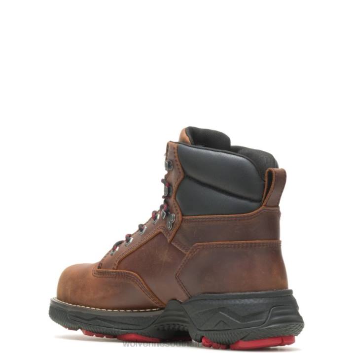 Men Hellcat Fuse DuraShocks UltraSpring 6" CarbonMax Work Boot VZRN51 Peanut Wolverine - Image 3