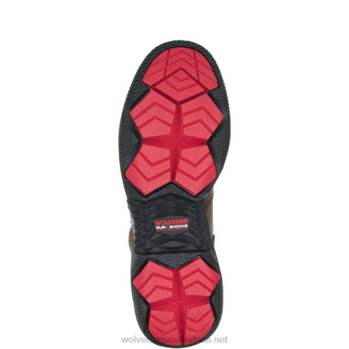 Men Hellcat Fuse DuraShocks UltraSpring 6" CarbonMax Work Boot VZRN51 Peanut Wolverine - Image 4
