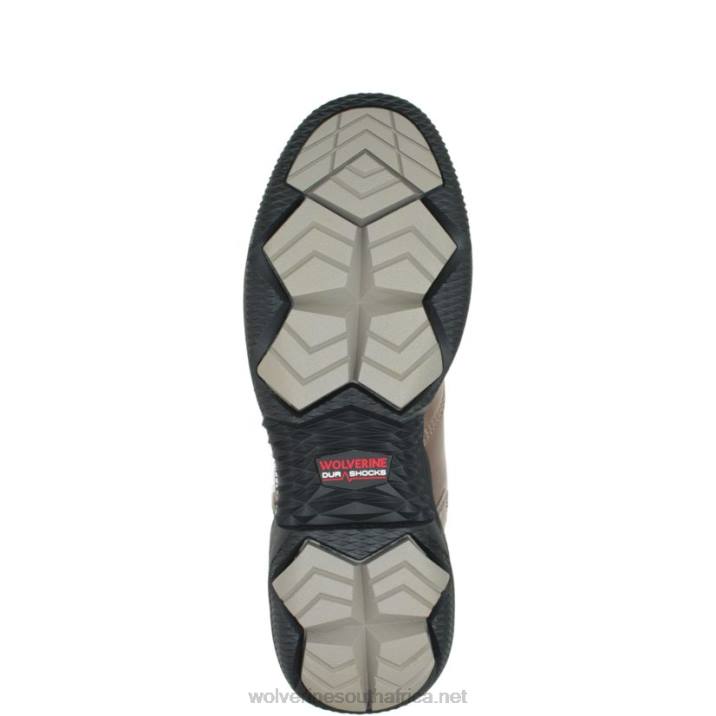 Men Hellcat Fuse DuraShocks UltraSpring 6" CarbonMax Work Boot VZRN52 Taupe Wolverine - Image 4