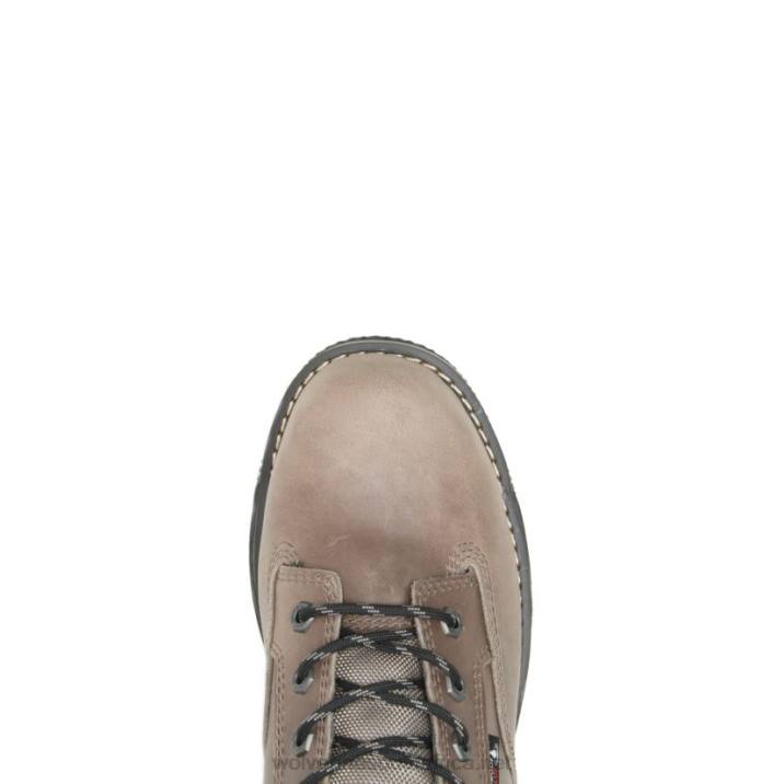 Men Hellcat Fuse DuraShocks UltraSpring 6" CarbonMax Work Boot VZRN52 Taupe Wolverine - Image 5