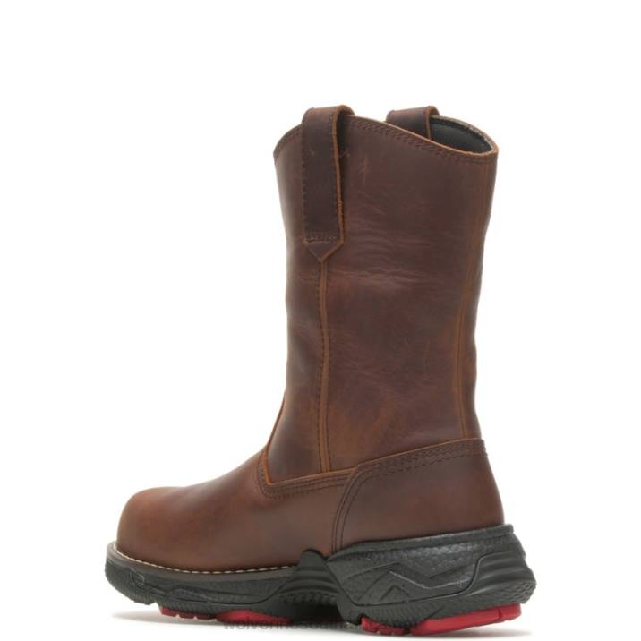 Men Hellcat Fuse DuraShocks UltraSpring CarbonMax Work Wellington VZRN35 Peanut Wolverine - Image 3