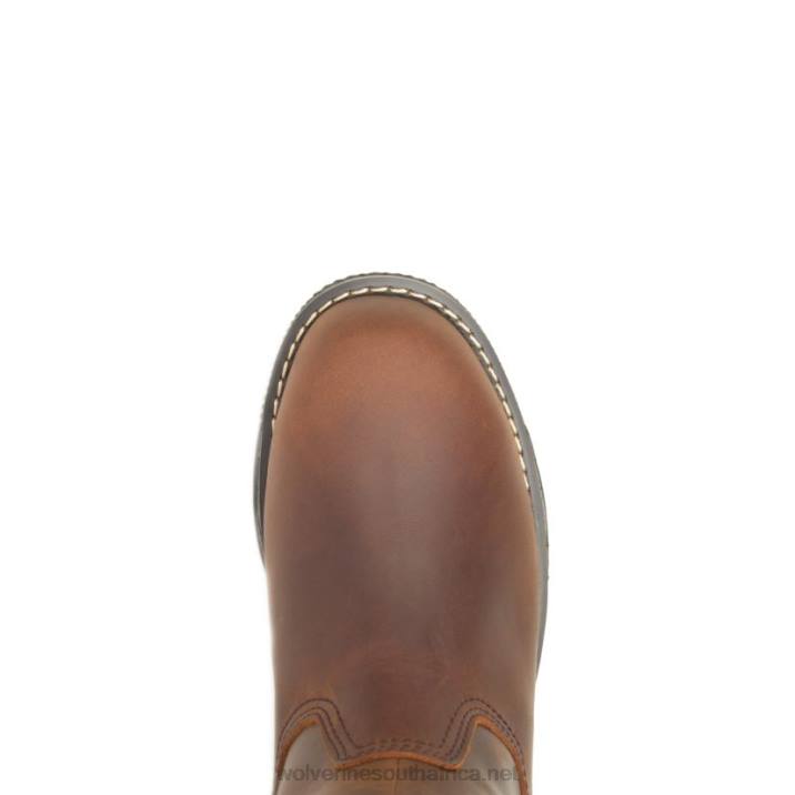 Men Hellcat Fuse DuraShocks UltraSpring CarbonMax Work Wellington VZRN35 Peanut Wolverine - Image 5