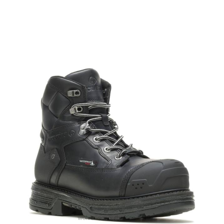 Men Hellcat UltraSpring Heavy Duty 6" CarbonMAX Work Boot VZRN67 Black Wolverine - Image 2