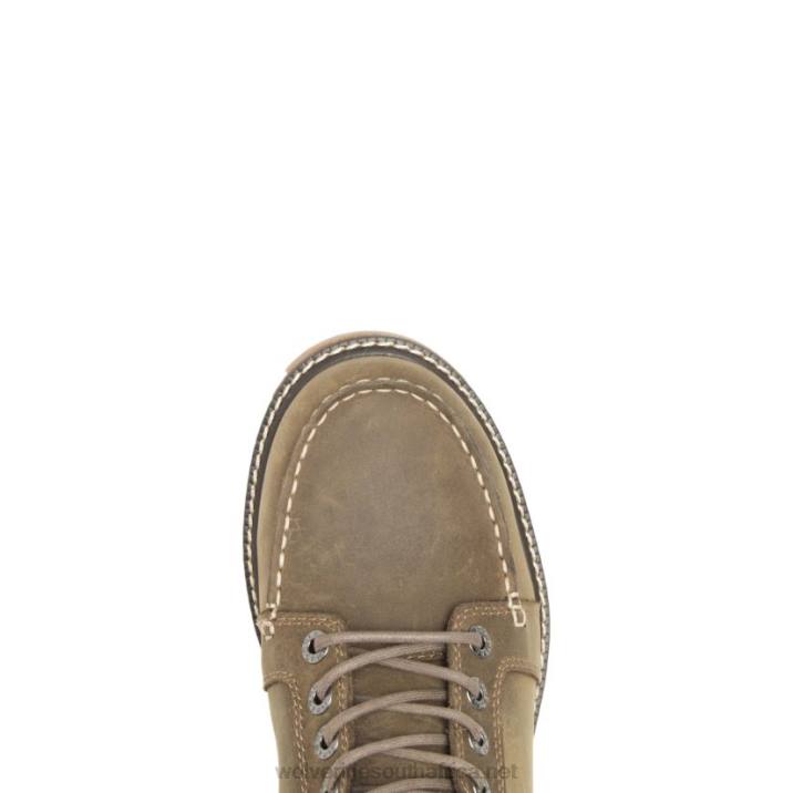 Men Hellcat UltraSpring Moc Toe Wedge 6" Boot VZRN222 Gravel Wolverine - Image 5