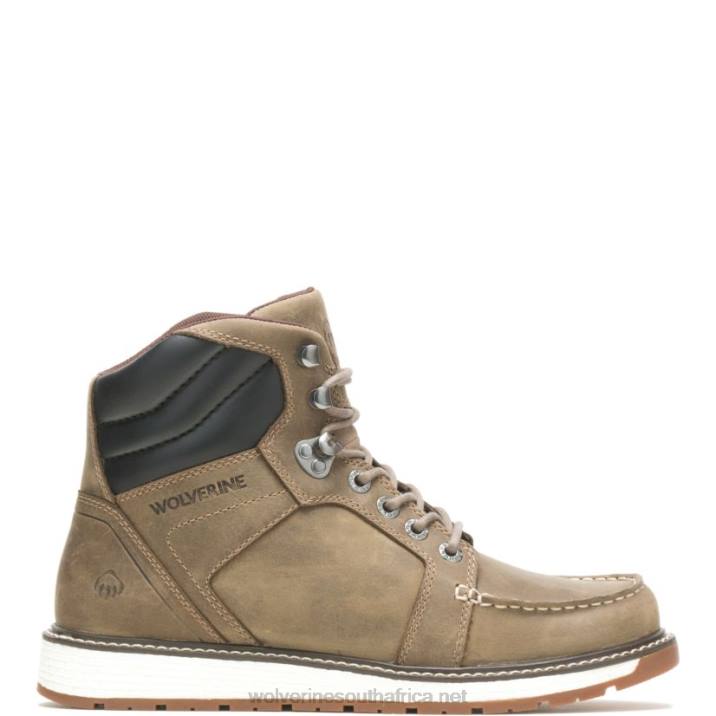 Men Hellcat UltraSpring Moc Toe Wedge 6" Boot VZRN222 Gravel Wolverine - Image 1