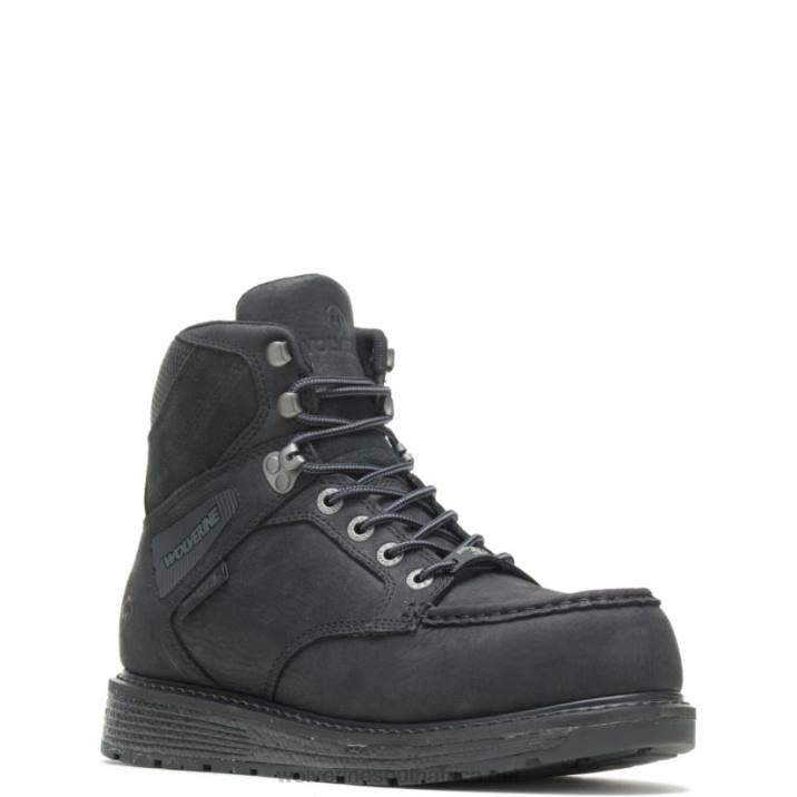 Men Hellcat UltraSpring Moc Toe Wedge 6" CarbonMAX Work Boot VZRN10 Black Wolverine - Image 2