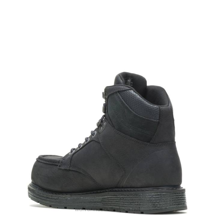 Men Hellcat UltraSpring Moc Toe Wedge 6" CarbonMAX Work Boot VZRN10 Black Wolverine - Image 3