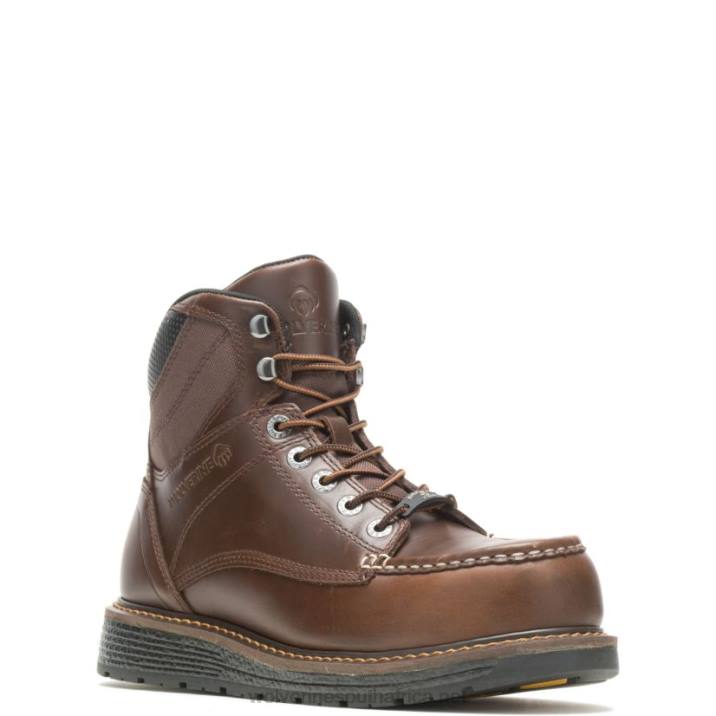 Men Hellcat UltraSpring Moc Toe Wedge 6" CarbonMAX Work Boot VZRN11 Monks Robe Wolverine - Image 2
