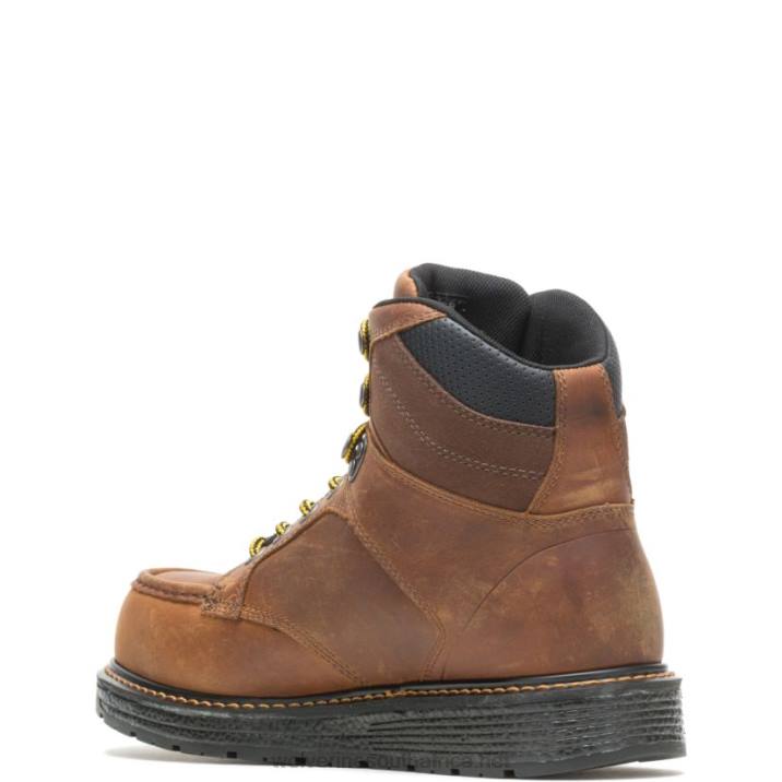 Men Hellcat UltraSpring Moc Toe Wedge 6" CarbonMAX Work Boot VZRN9 Tobacco Wolverine - Image 4