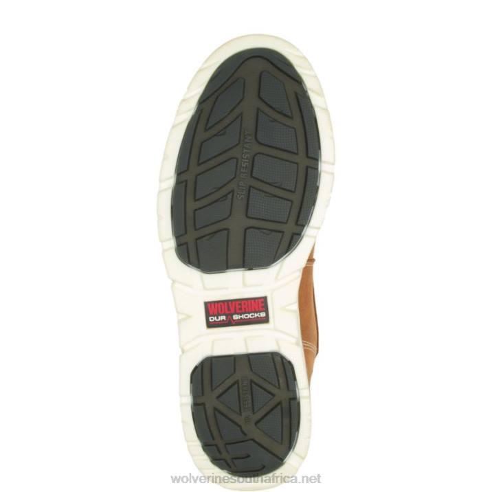 Men I-90 DuraShocks Moc-Toe CarbonMAX 6" Work Boot VZRN145 Tan Wolverine - Image 4