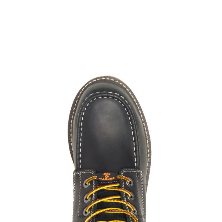 Men I-90 DuraShocks Moc-Toe CarbonMAX 6" Work Boot VZRN146 Black/White Wolverine - Image 5