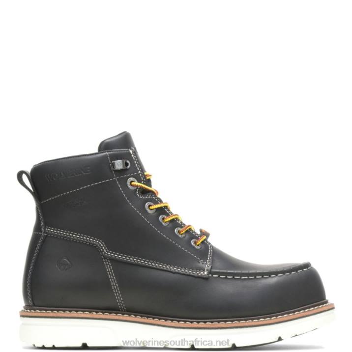 men_i_90_durashocks_moc_toe_carbonmax_6_work_boot_vzrn146_black_white_wolverine.jpg Men I-90 DuraShocks Moc-Toe CarbonMAX 6" Work Boot VZRN146 Black/White Wolverine - Image 1