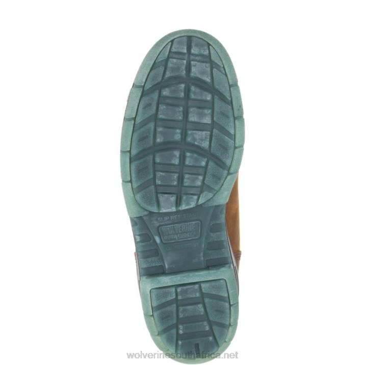 Men I-90 DuraShocks Waterproof Insulated Steel Toe 8" Work Boot VZRN36 Stone Wolverine - Image 4