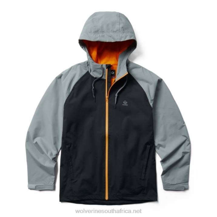 men_i_90_rain_jacket_vzrn299_concrete_wolverine.jpg Men I-90 Rain Jacket VZRN299 Concrete Wolverine - Image 1