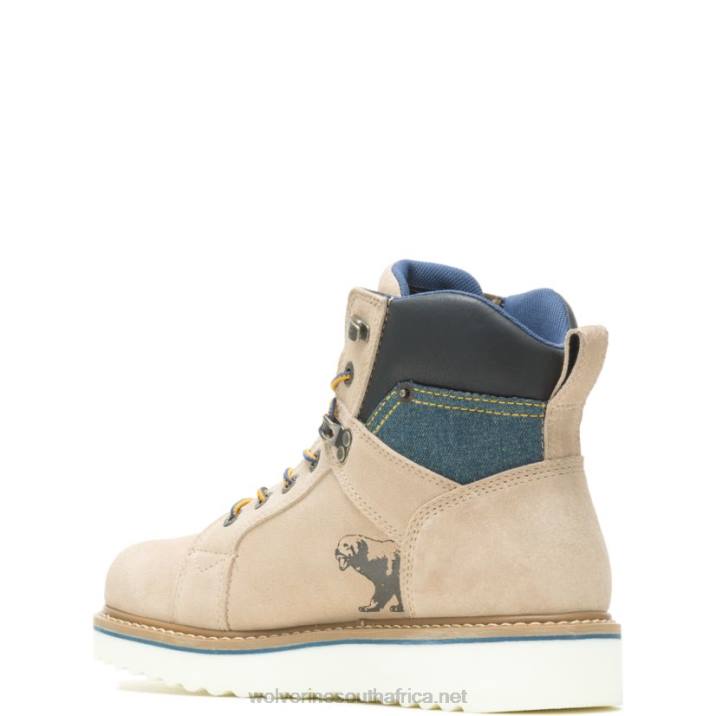 Men Lucky Brand Worker VZRN159 Tan Nomad Wolverine - Image 3
