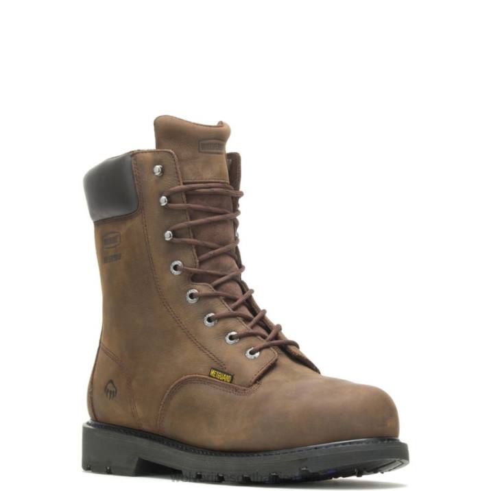 Men McKay Waterproof Steel-Toe 8 Work Boot VZRN111 Brown Wolverine - Image 2