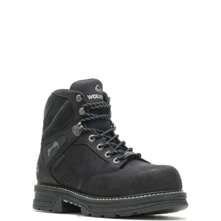 Men Metallica Scholars Collection Hellcat UltraSpring CarbonMAX 6 Work Boot VZRN5 Black Wolverine - Image 2