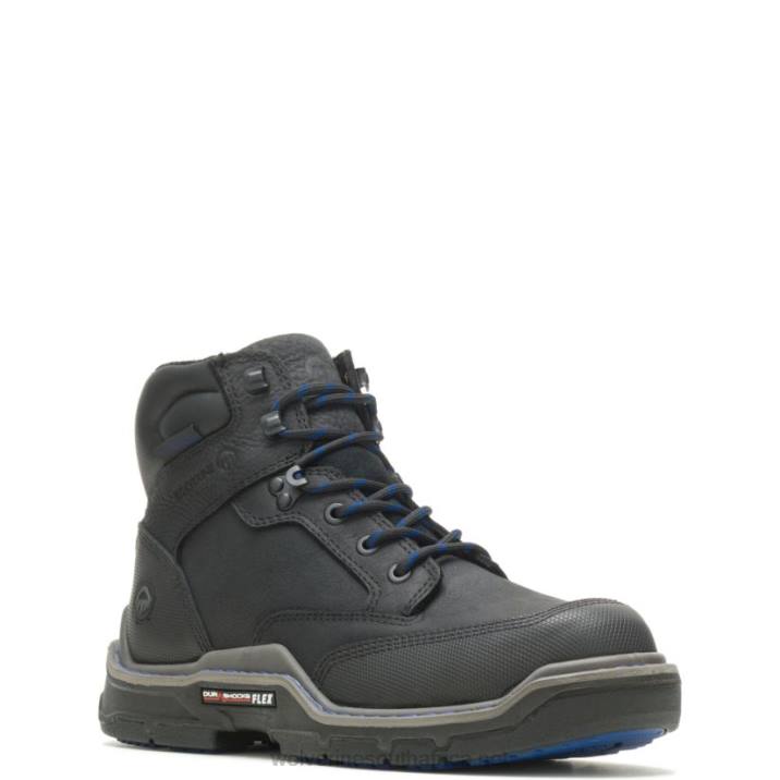 Men Raider DuraShocks Heavy Duty 6" CarbonMax Work Boot VZRN47 Black Wolverine - Image 2