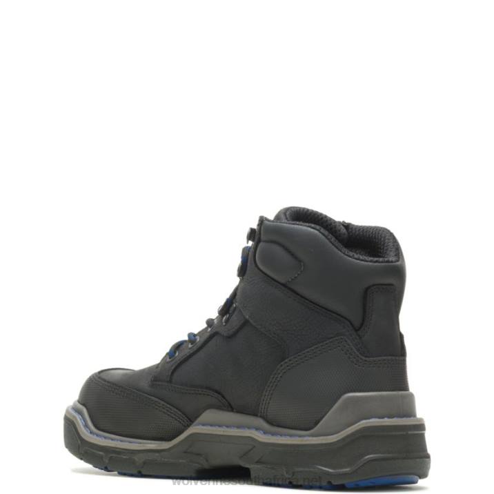 Men Raider DuraShocks Heavy Duty 6" CarbonMax Work Boot VZRN47 Black Wolverine - Image 3