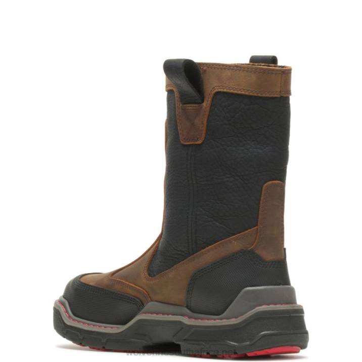Men Raider DuraShocks Heavy Duty CarbonMax Work Wellington VZRN42 Brown Wolverine - Image 3