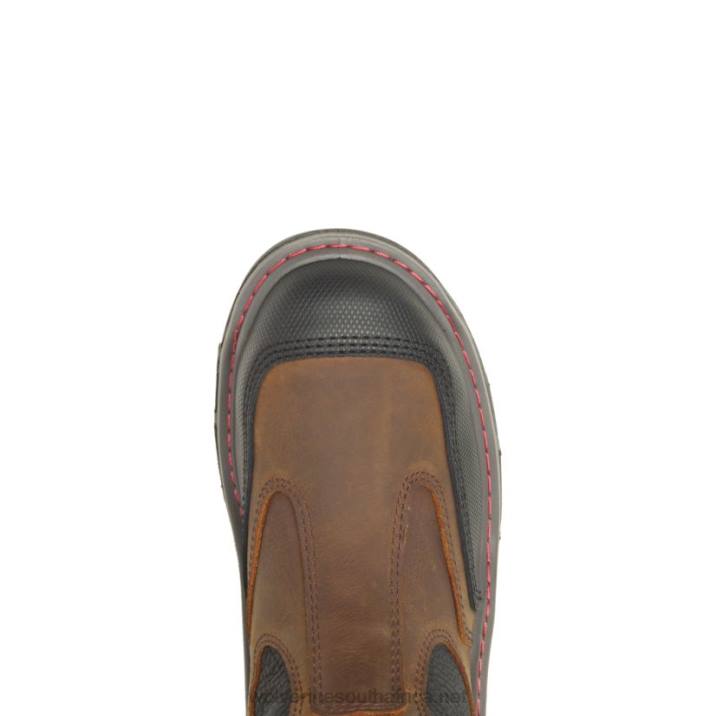 Men Raider DuraShocks Heavy Duty CarbonMax Work Wellington VZRN42 Brown Wolverine - Image 5